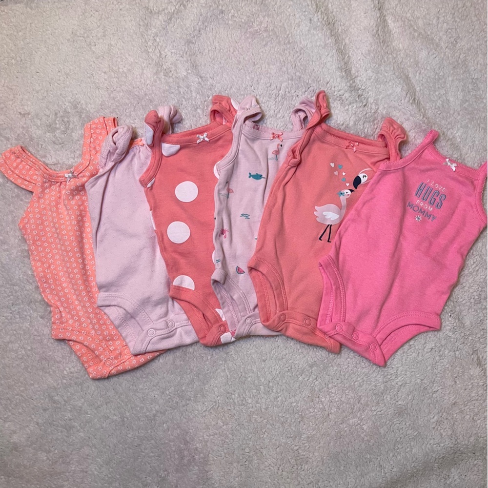 Carter’s - Newborn Baby Girl Bundle of Summer Clothing - Picture 3 of 6